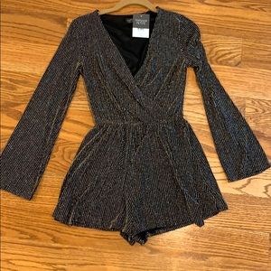 Top shot dressy romper